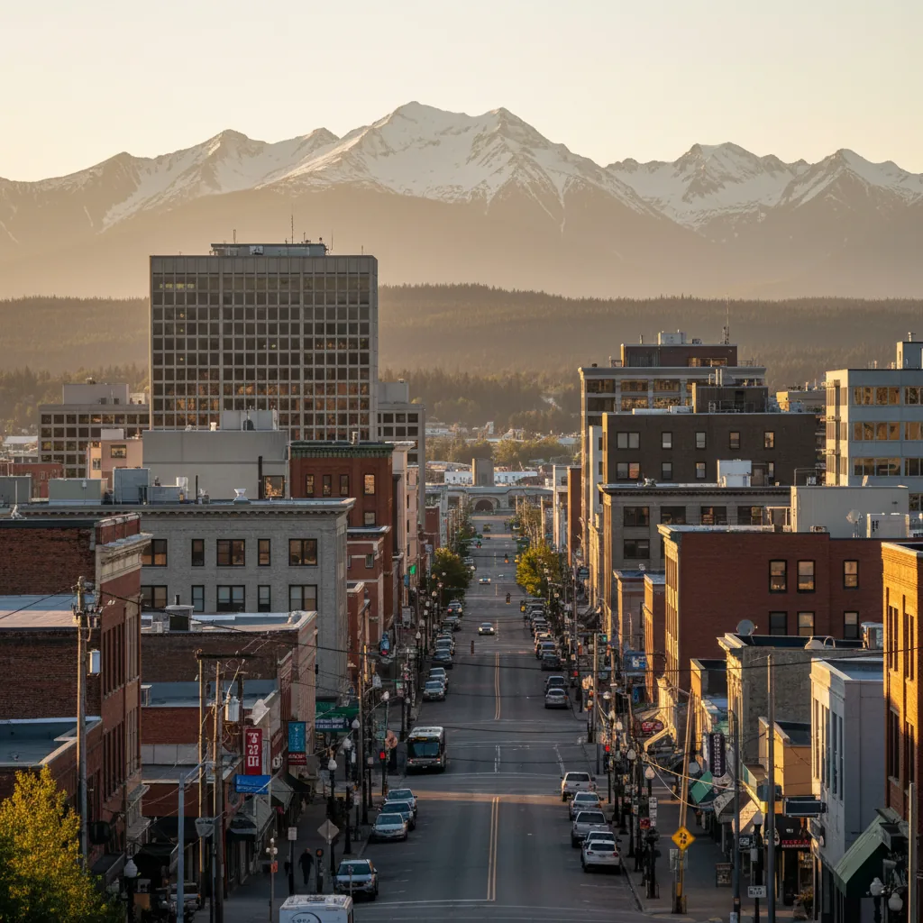 Anchorage, AK business district
